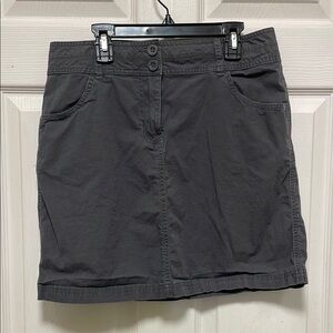 Mountain Equipment Co-op | MEC | Cotton |Gray | Mini | Skirt | Size 6